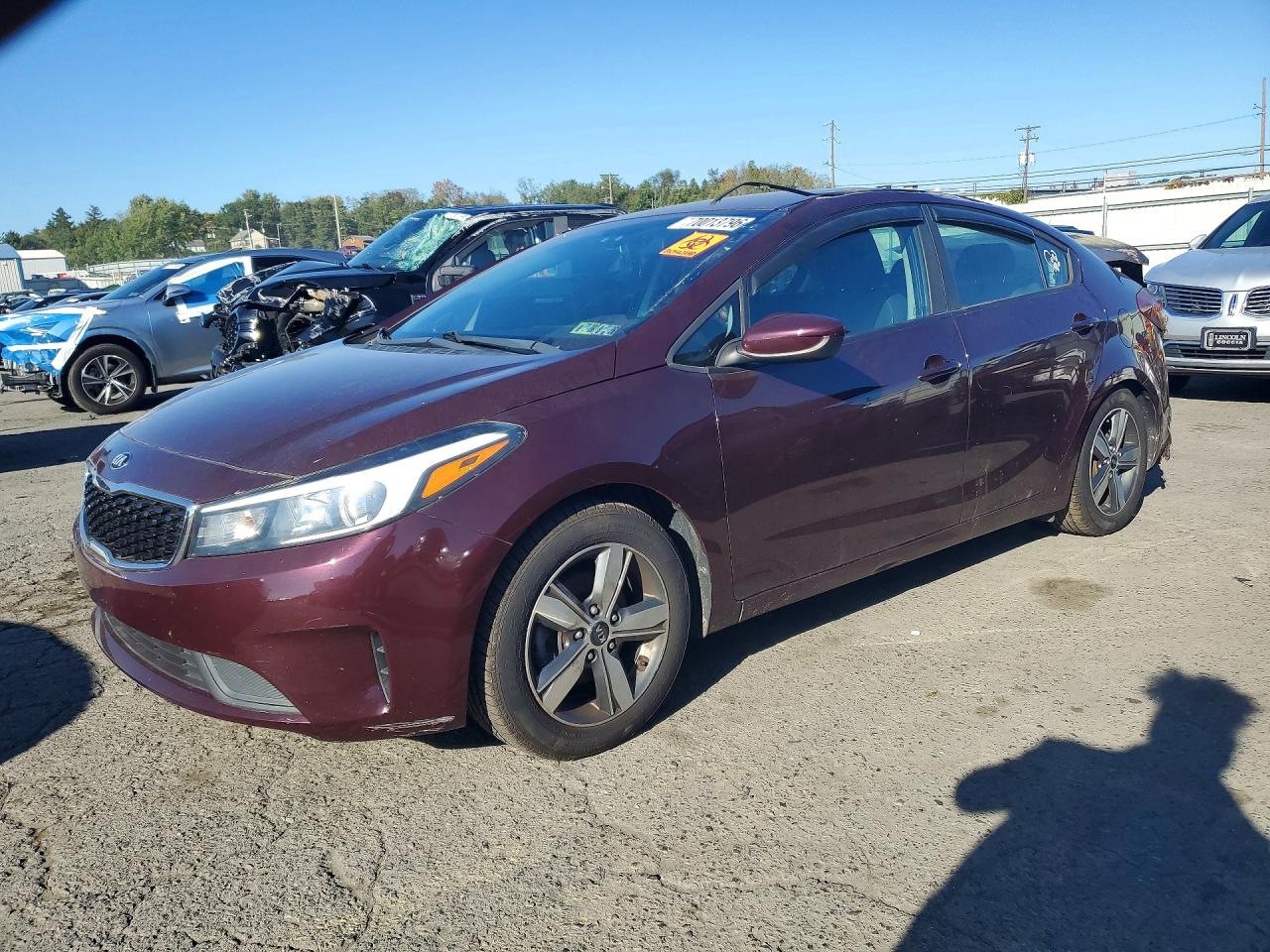 2018 KIA FORTE LX | 3KPFL4A7XJE196655 | UPCARS