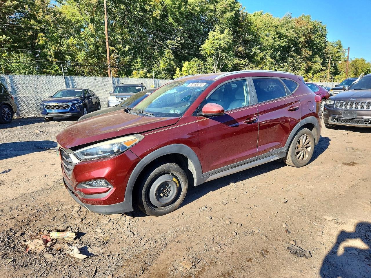 2017 HYUNDAI TUCSON SE | KM8J3CA41HU317641 | UPCARS