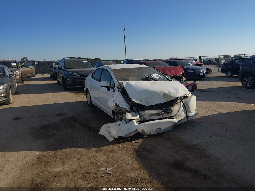 2012 HONDA CIVIC HF | 2HGFB2F65CH527285 | UPCARS