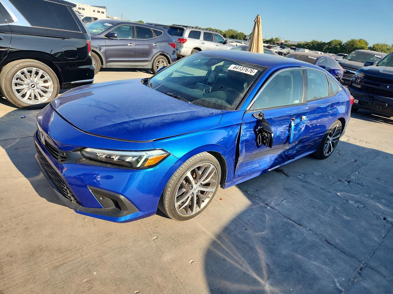 2022 HONDA CIVIC TOURING | 2HGFE1F91NH302506 | UPCARS