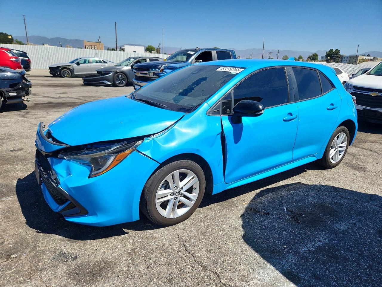 2019 TOYOTA COROLLA SE | JTNK4RBE4K3009338 | UPCARS