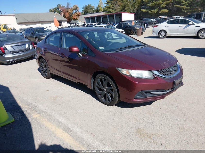 2013 HONDA CIVIC LX | 2HGFB2F56DH595989 | UPCARS