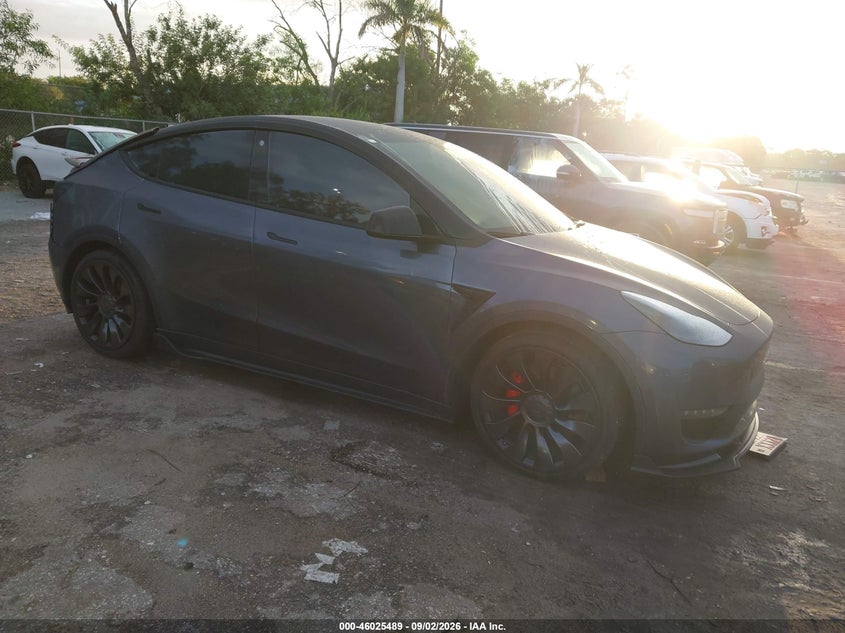 2022 TESLA MODEL Y PERFORMANCE DUAL MOTOR ALL-WHEEL DRIVE | 7SAYGDEF8NF336736 | UPCARS