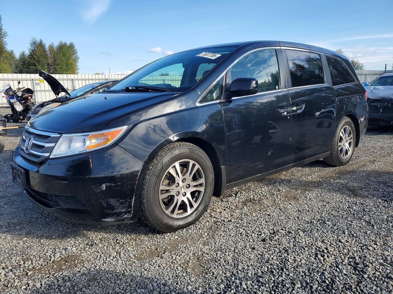 2013 HONDA ODYSSEY EXL | 5FNRL5H60DB073025 | UPCARS