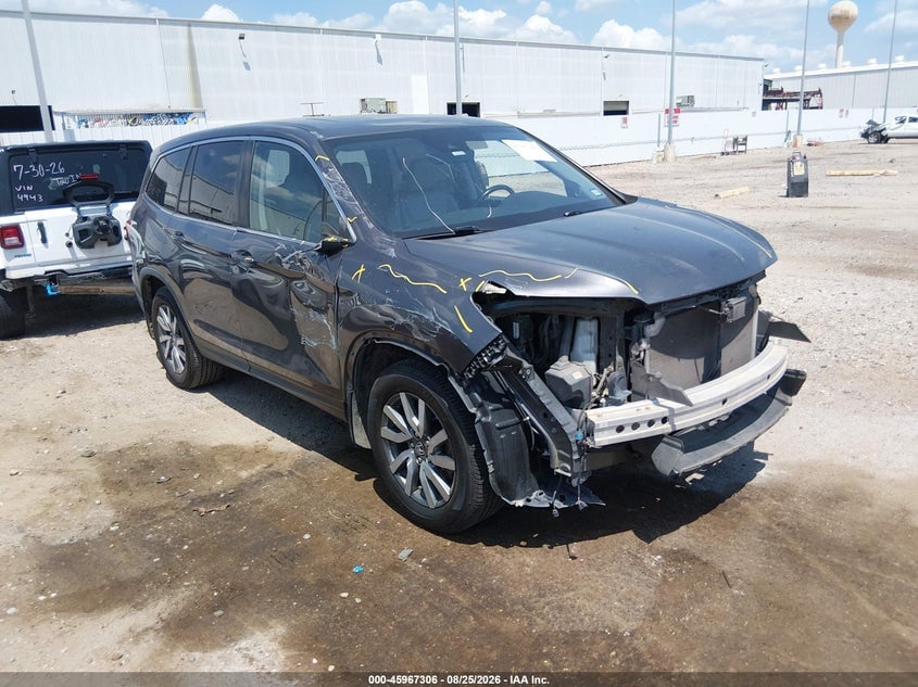 2019 HONDA PILOT EX-L | 5FNYF5H55KB013393 | UPCARS