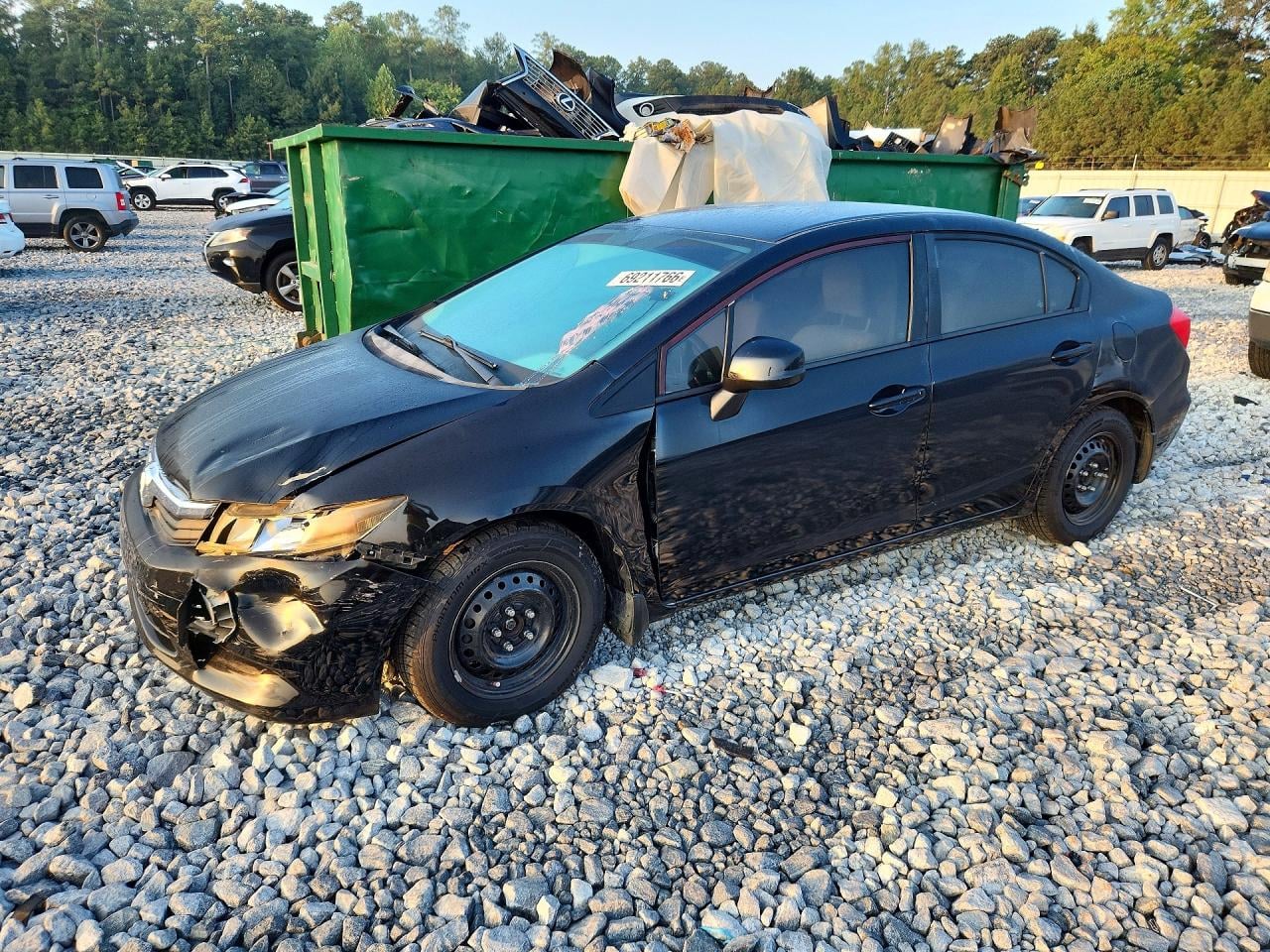 2012 HONDA CIVIC LX | 19XFB2F56CE053963 | UPCARS