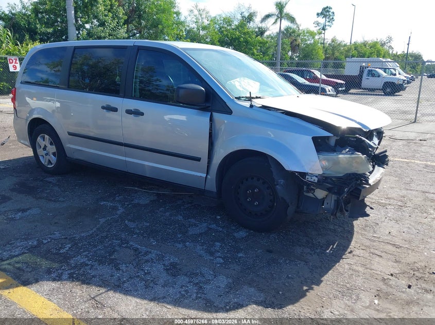 2012 DODGE GRAND CARAVAN SE/AVP | 2C4RDGBG9CR394834 | UPCARS
