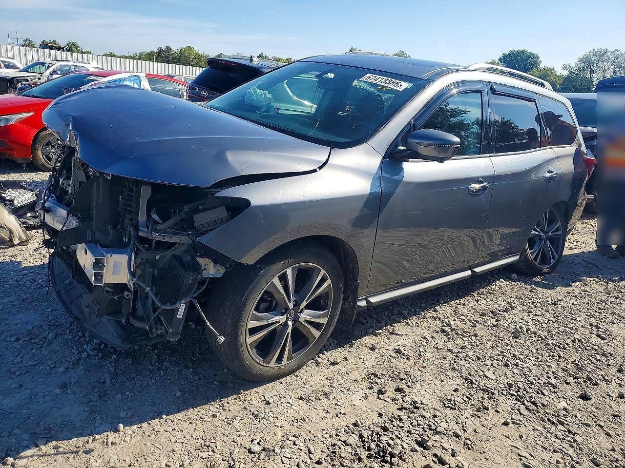 2019 NISSAN PATHFINDER SL | 5N1DR2MM7KC590632 | UPCARS
