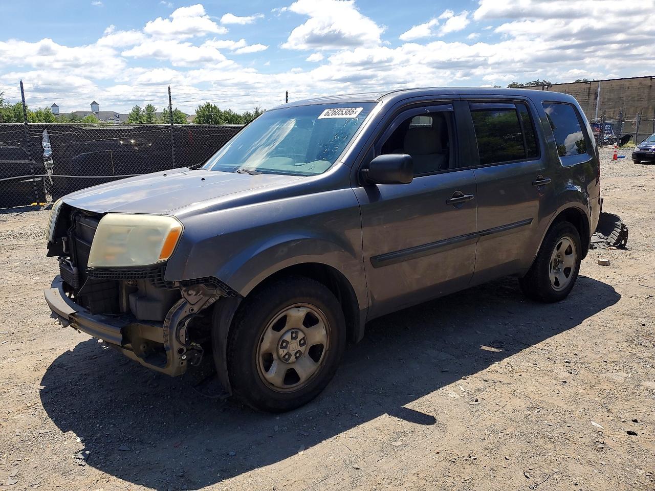 2014 HONDA PILOT LX | 5FNYF4H29EB011375 | UPCARS