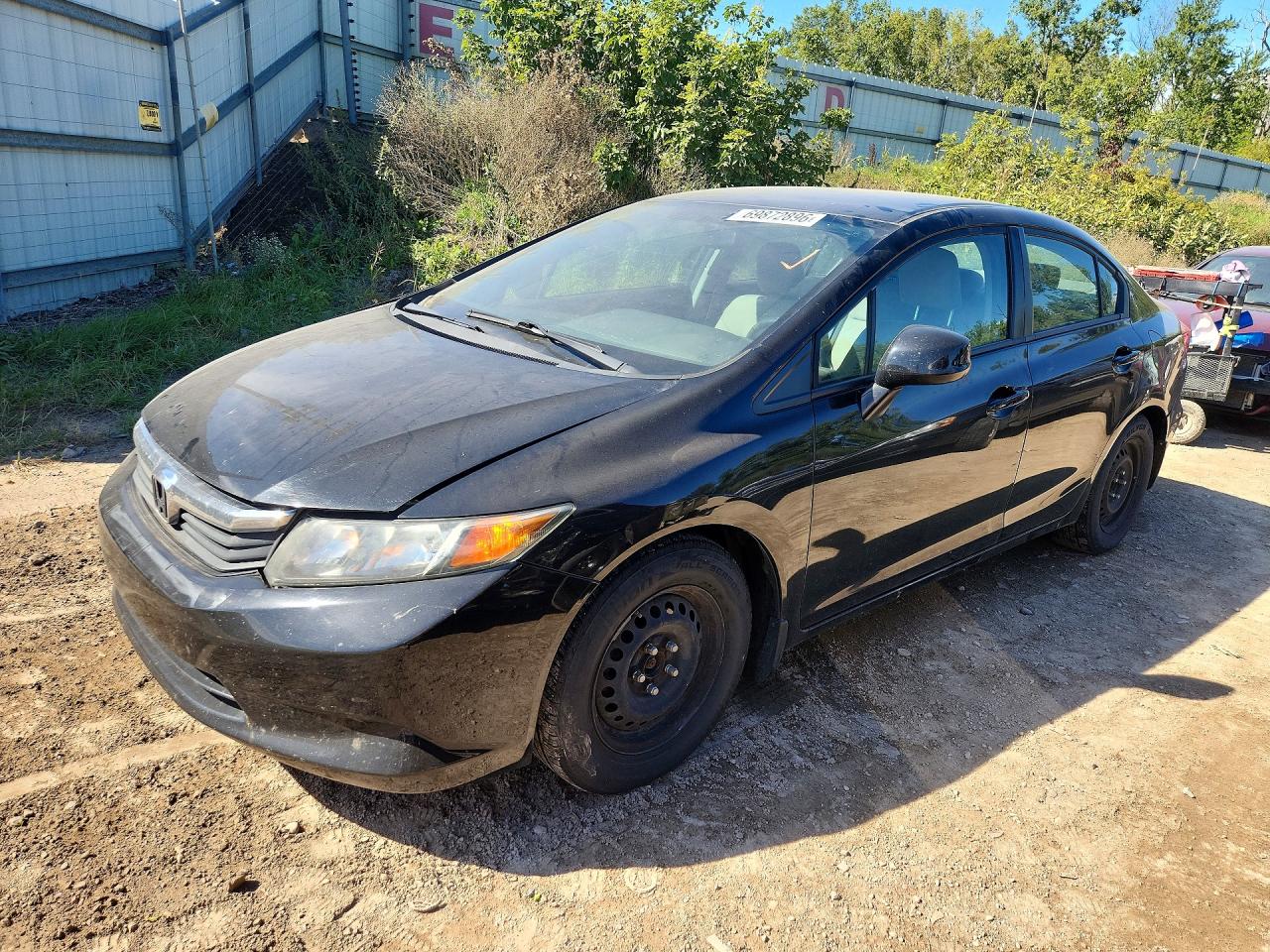 2012 HONDA CIVIC LX | 19XFB2F5XCE106177 | UPCARS