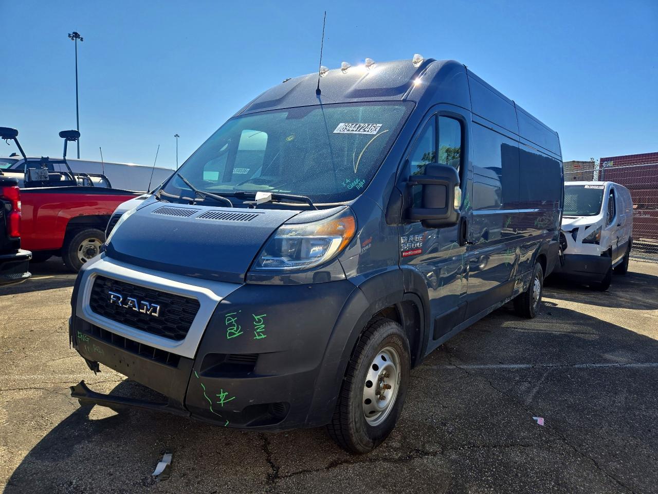 2020 RAM PROMASTER DELIVERY VAN | 3C6URVJG0LE147714 | UPCARS