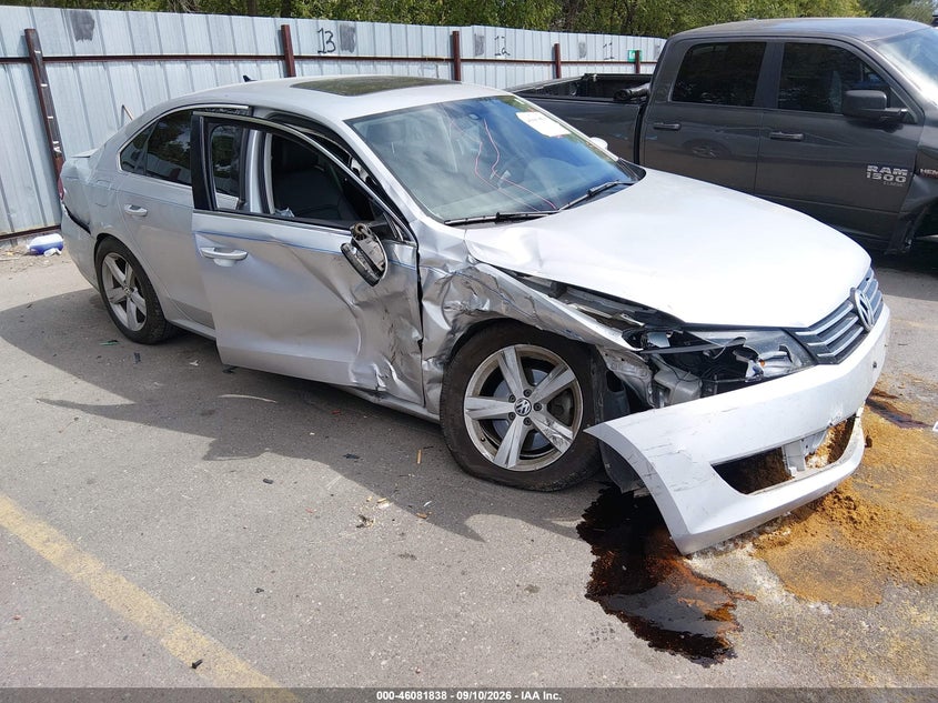 2013 VOLKSWAGEN PASSAT 2.5L SE | 1VWBH7A39DC078653 | UPCARS