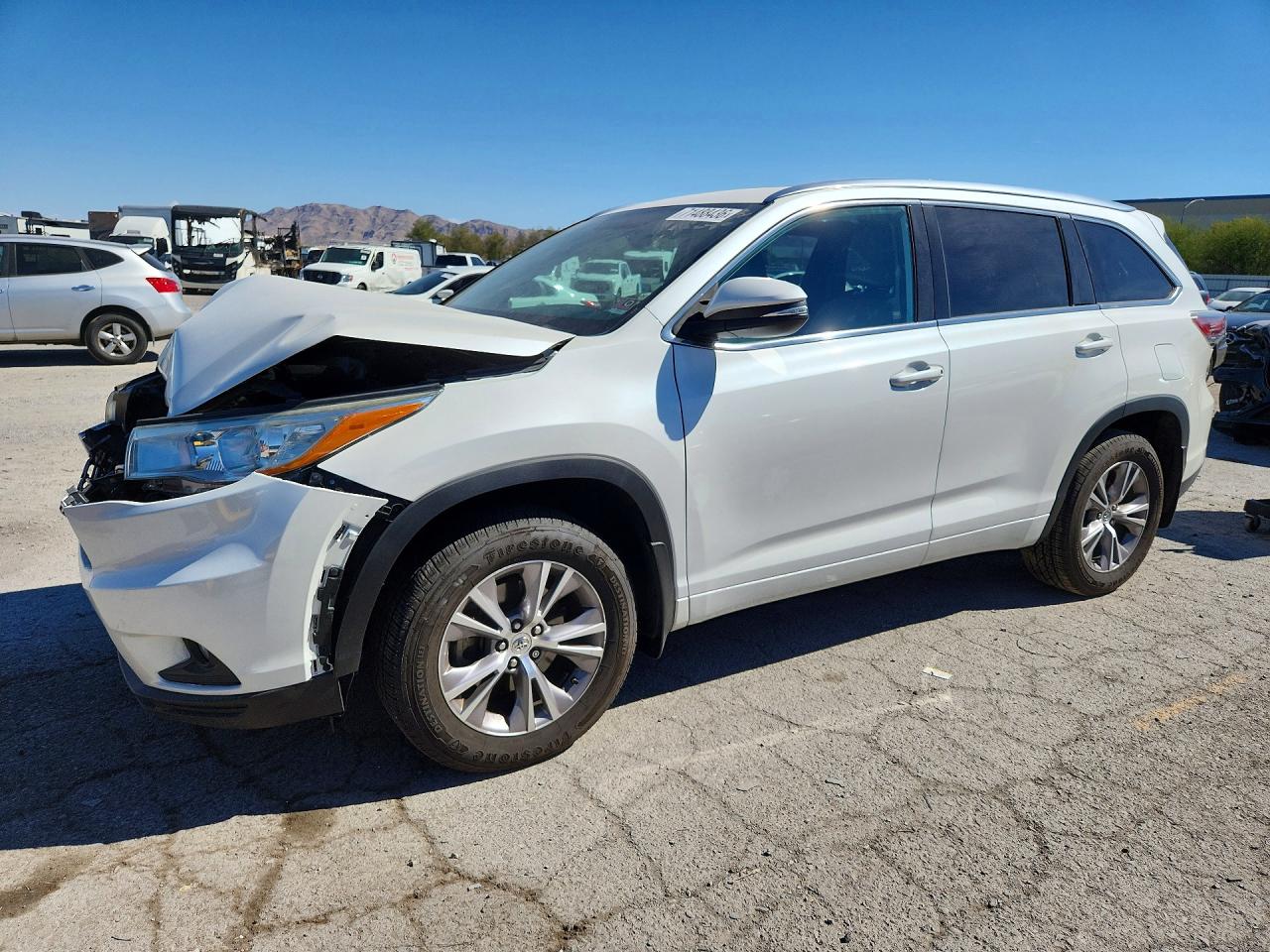 2014 TOYOTA HIGHLANDER XLE | 5TDJKRFH7ES021903 | UPCARS
