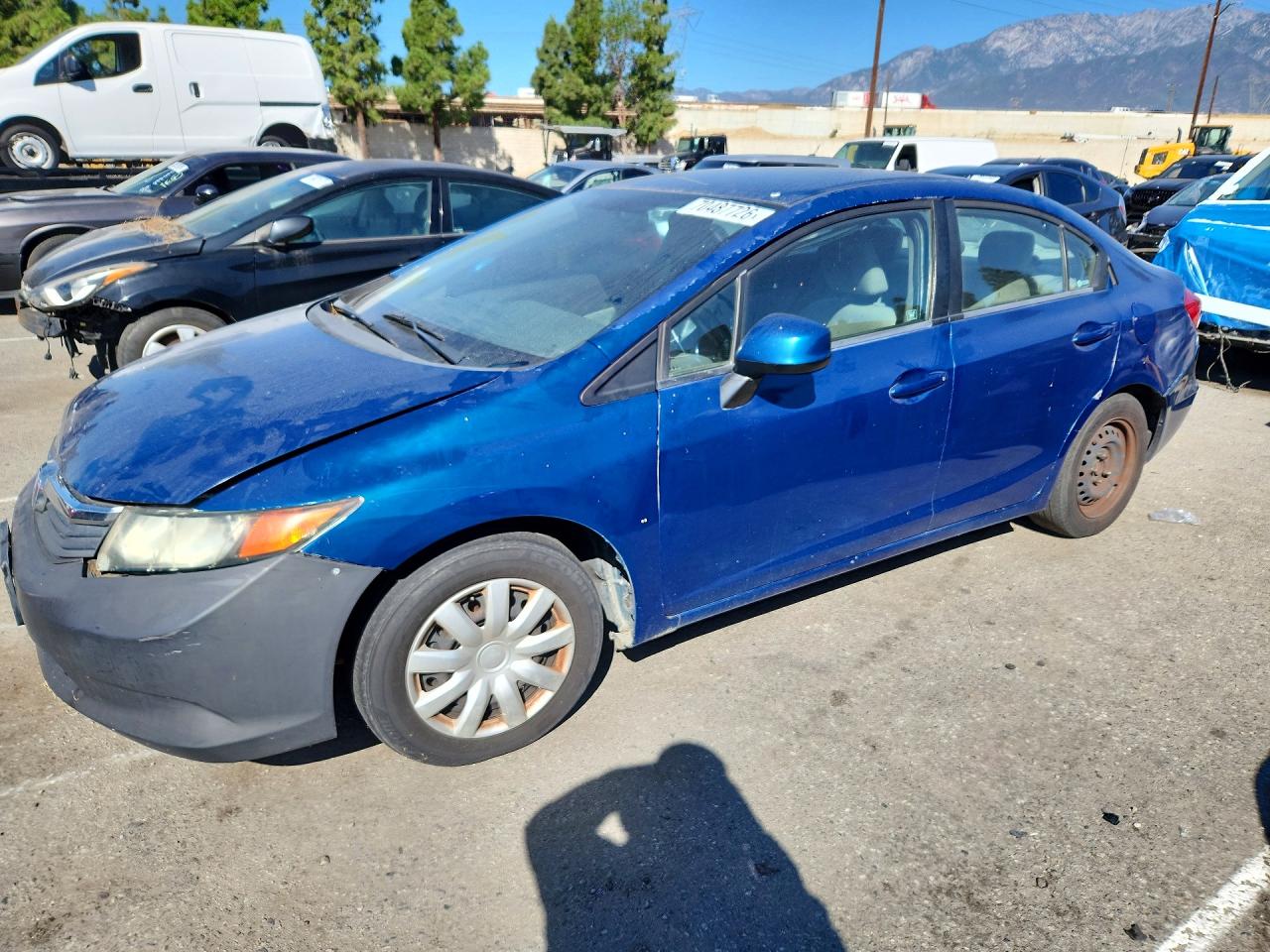 2012 HONDA CIVIC LX | 19XFB2F54CE344591 | UPCARS