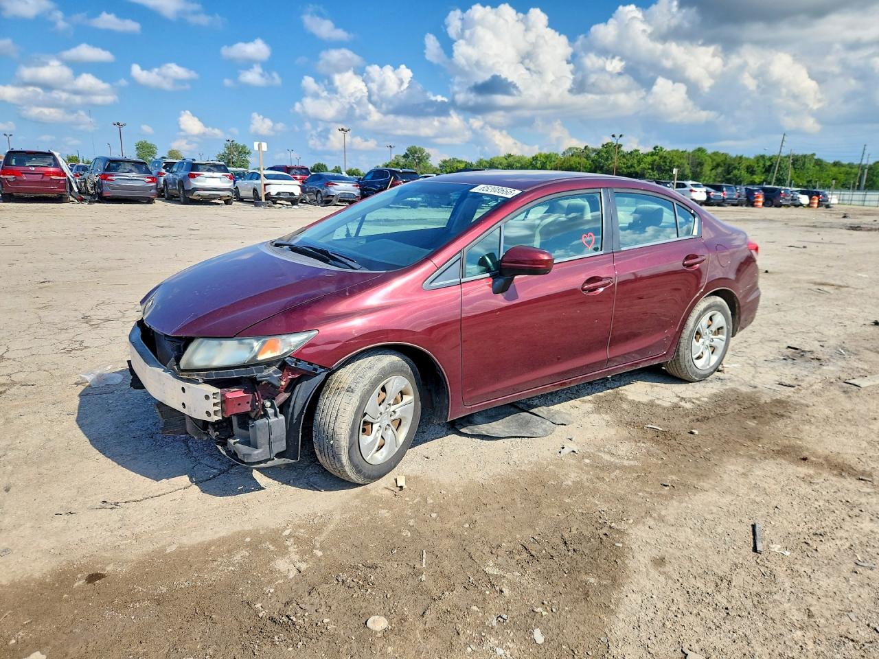 2015 HONDA CIVIC LX | 19XFB2F52FE091727 | UPCARS