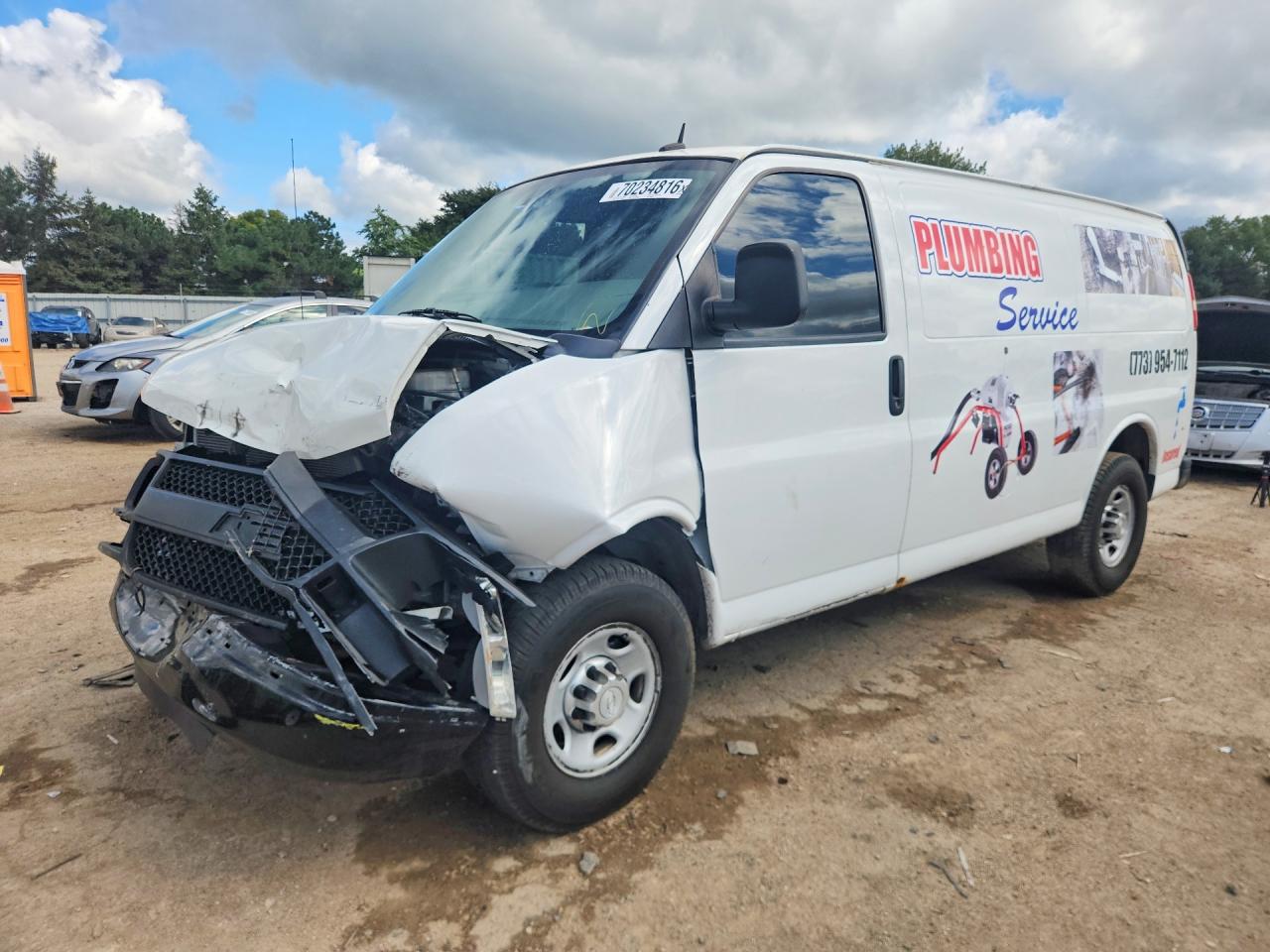 2015 CHEVROLET EXPRESS VAN | 1GCWGFFF8F1106252 | UPCARS
