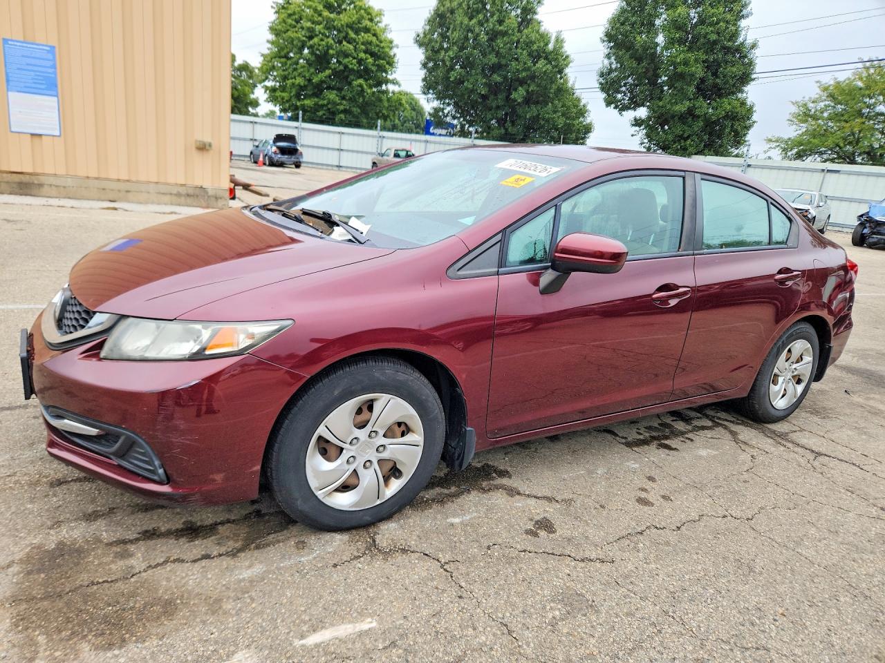 2014 HONDA CIVIC LX | 2HGFB2F54EH553189 | UPCARS