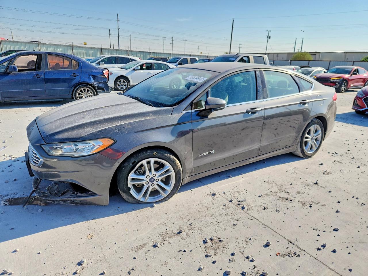 2018 FORD FUSION S HYBRID | 3FA6P0UU3JR282080 | UPCARS