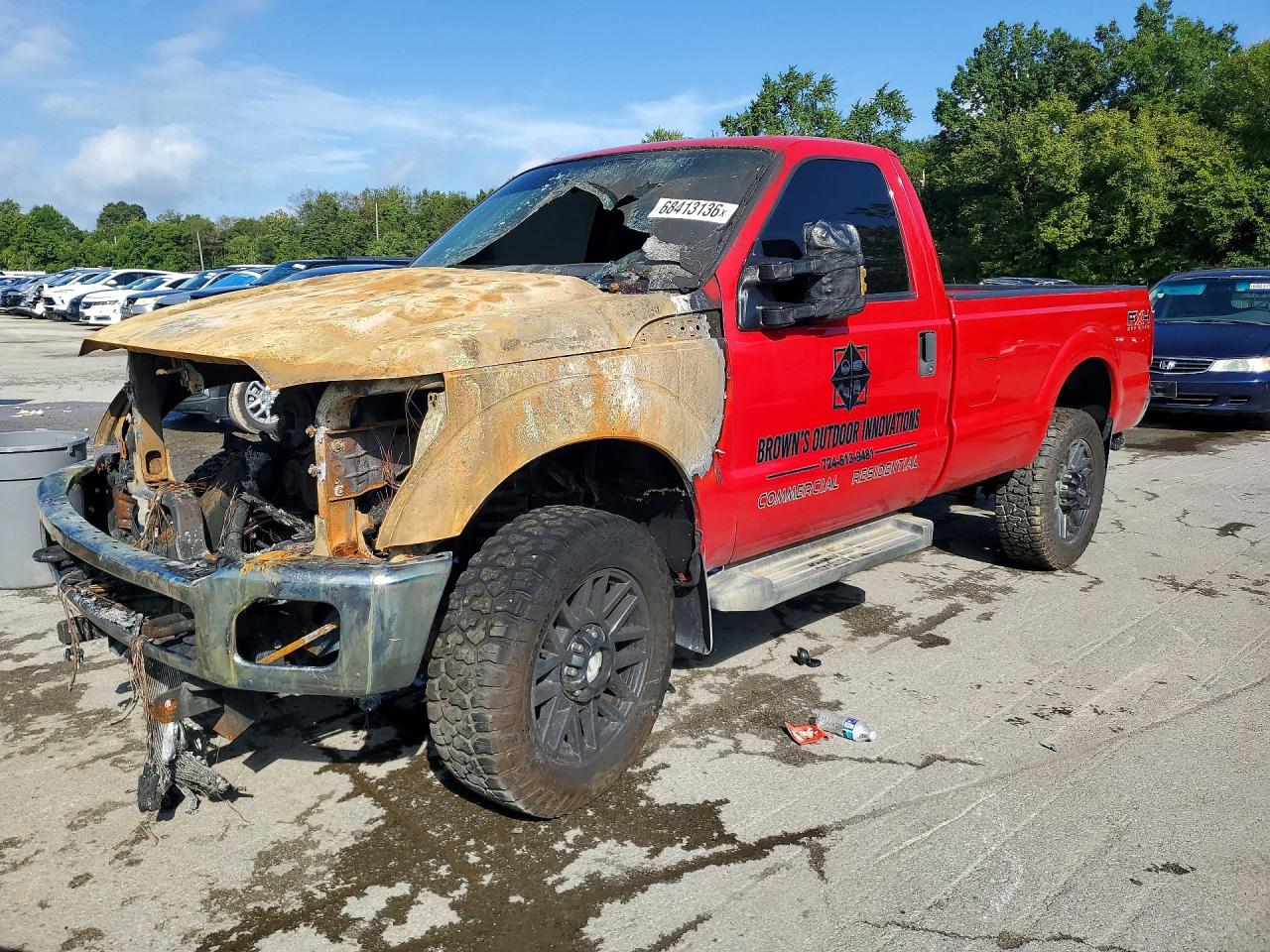 2014 FORD F250 SUPER DUTY | 1FTBF2B68EEB23026 | UPCARS