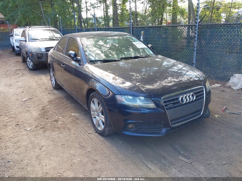 2010 AUDI A4 2.0T PREMIUM | WAUBFAFL6AN008698 | UPCARS