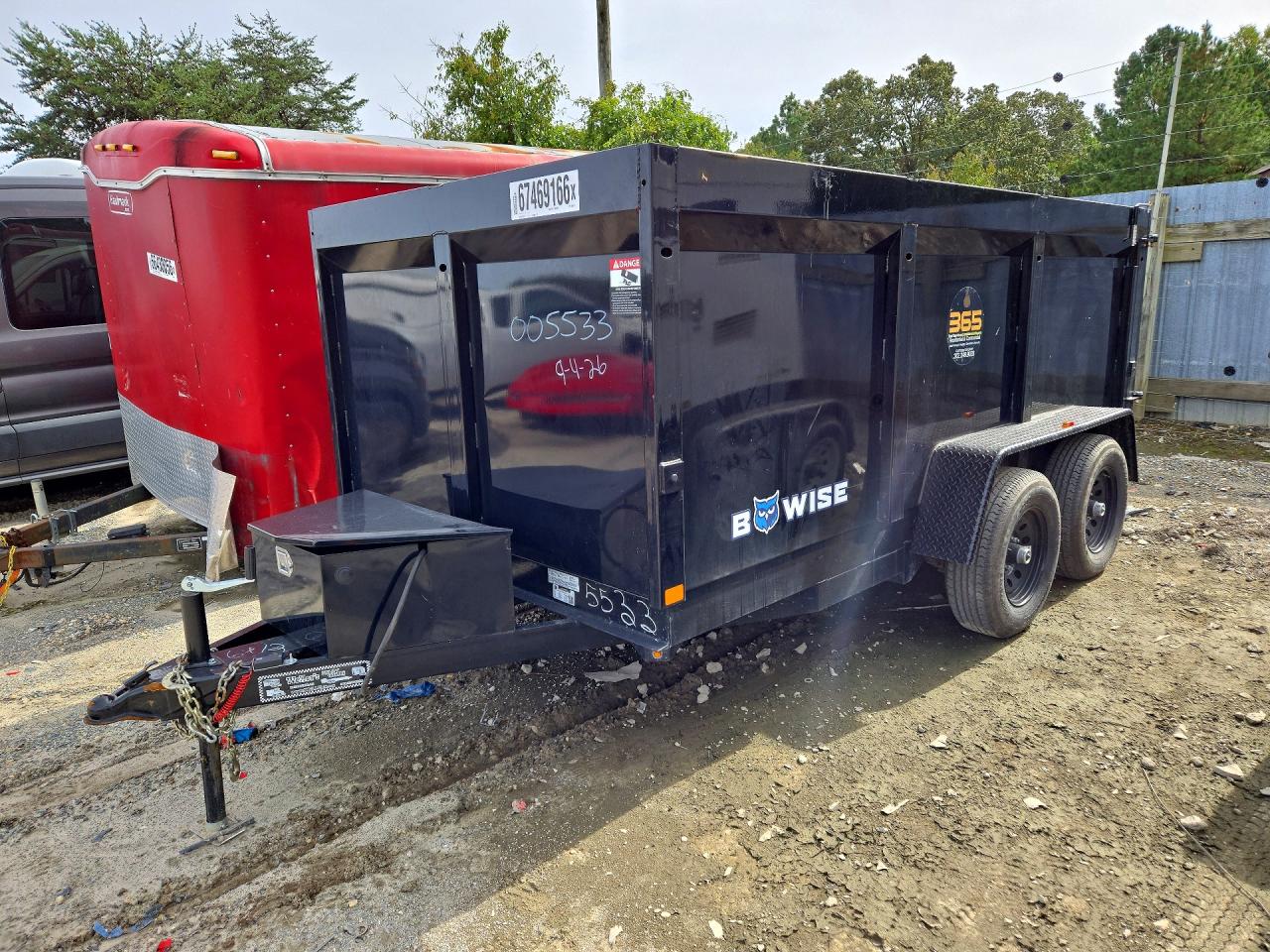 2025 BWISE UNKNOWN DT612LP-LE-10 DUMP TRAILER | 58CB1DB22SC005533 | UPCARS