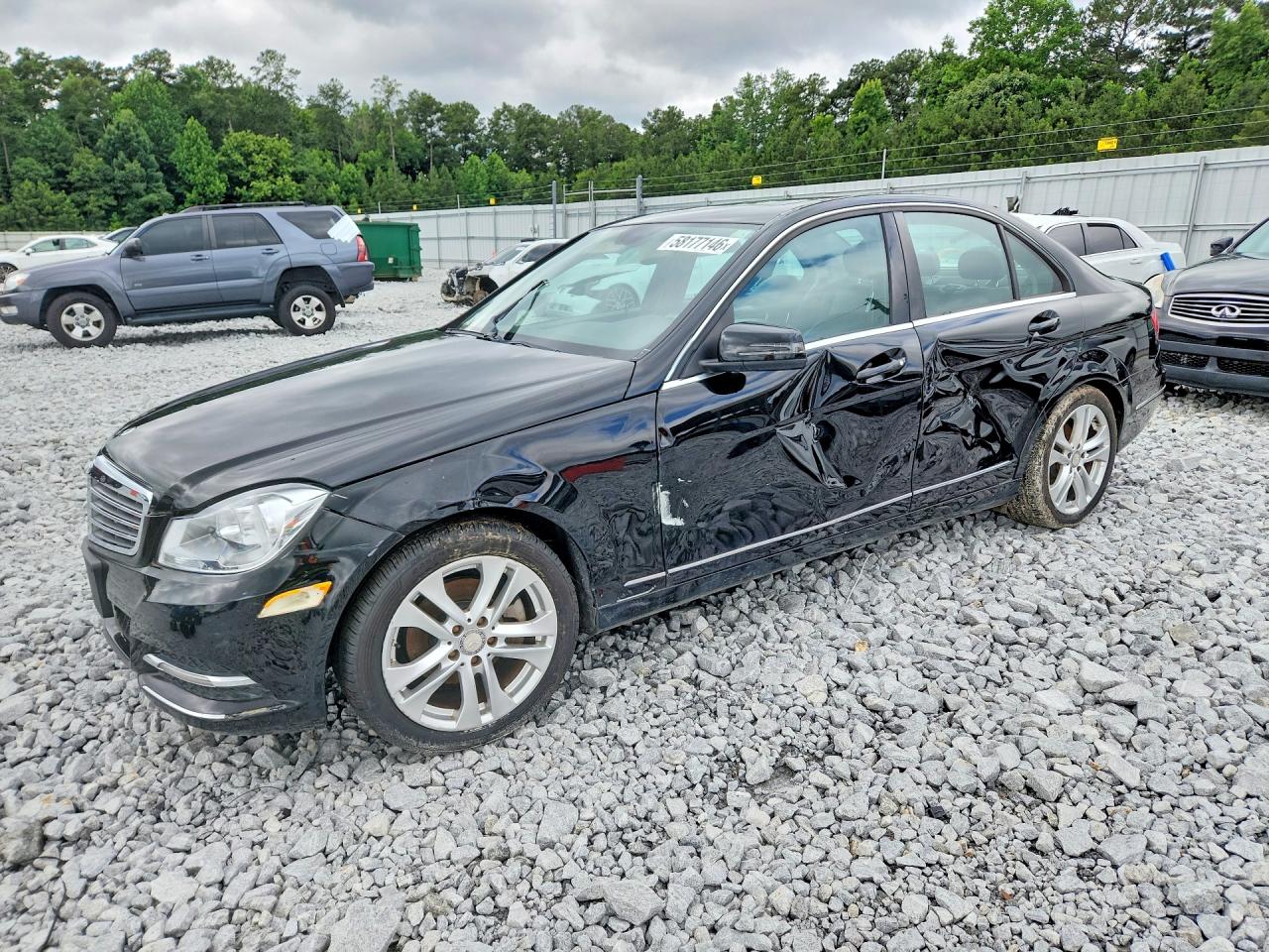2012 MERCEDES-BENZ C-CLASS 300 4MATIC | WDDGF8BB7CR191724 | UPCARS
