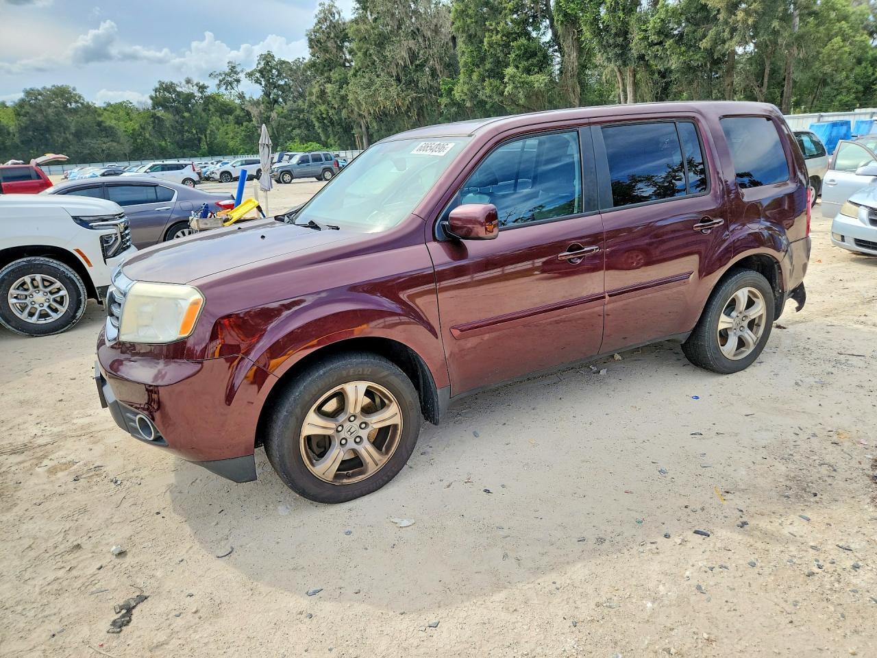 2013 HONDA PILOT EXLN | 5FNYF4H79DB046055 | UPCARS
