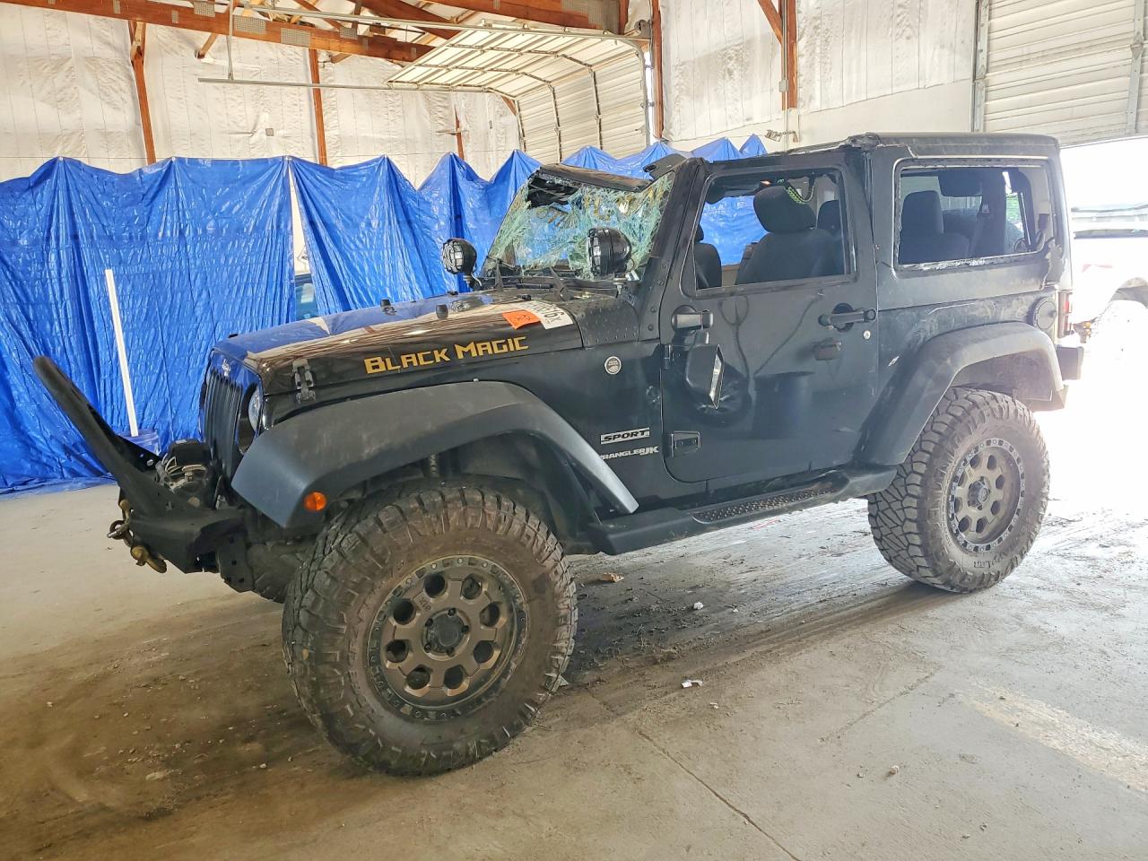 2018 JEEP WRANGLER SPORT | 1C4AJWAG5JL828027 | UPCARS