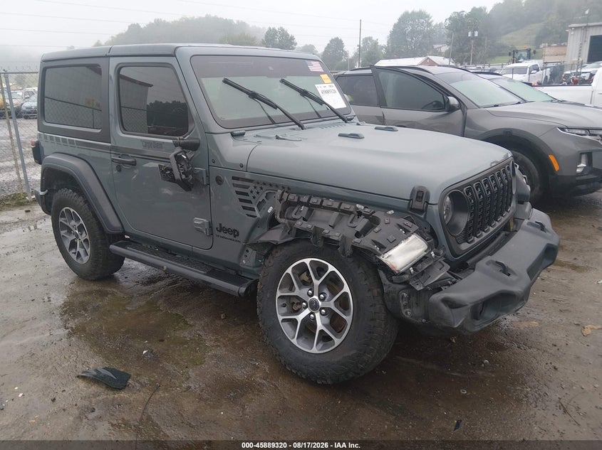 2024 JEEP WRANGLER 2-DOOR SPORT S 4X4 | 1C4PJXAGXRW219199 | UPCARS