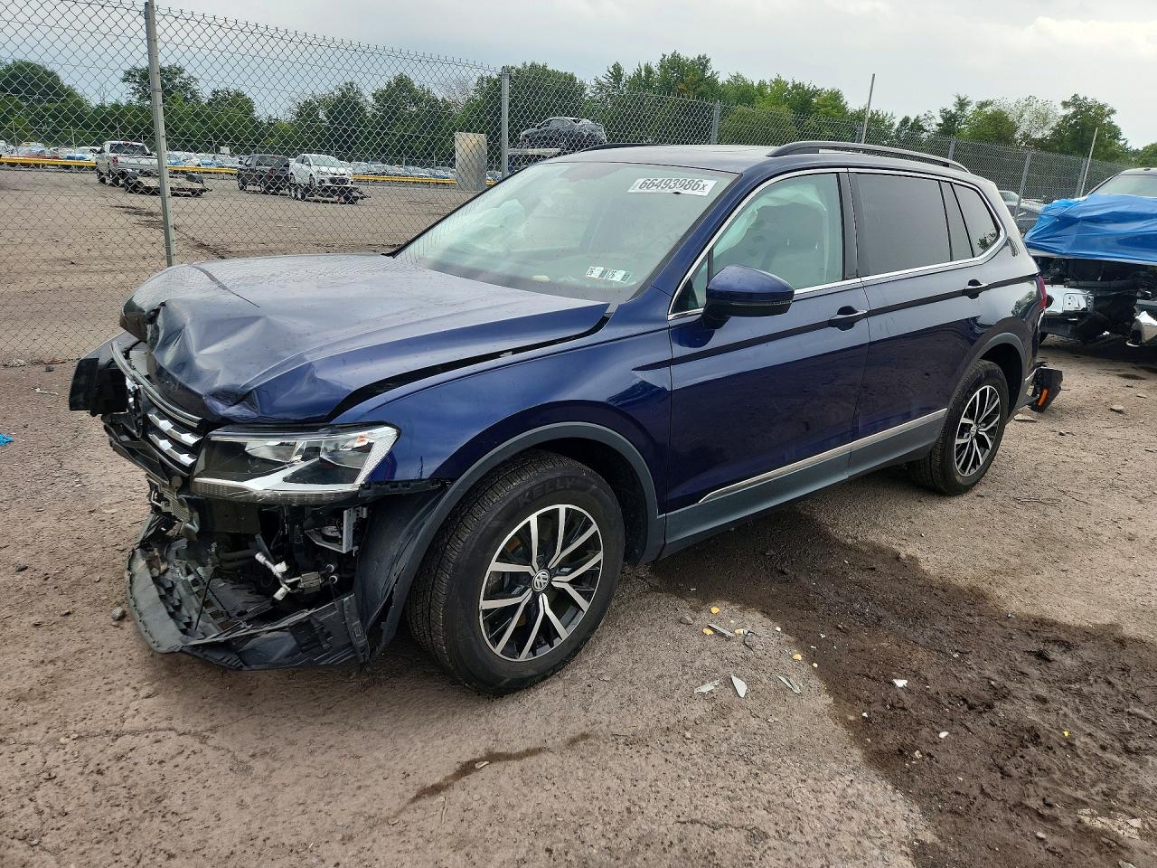 2021 VOLKSWAGEN TIGUAN SE | 3VV2B7AX8MM091286 | UPCARS