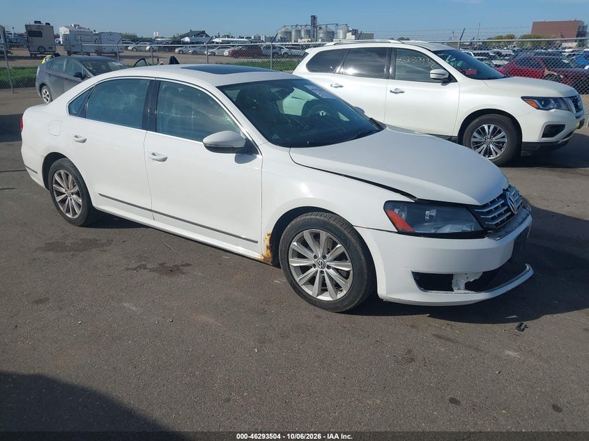 2012 VOLKSWAGEN PASSAT 2.5L SEL | 1VWCH7A39CC025521 | UPCARS