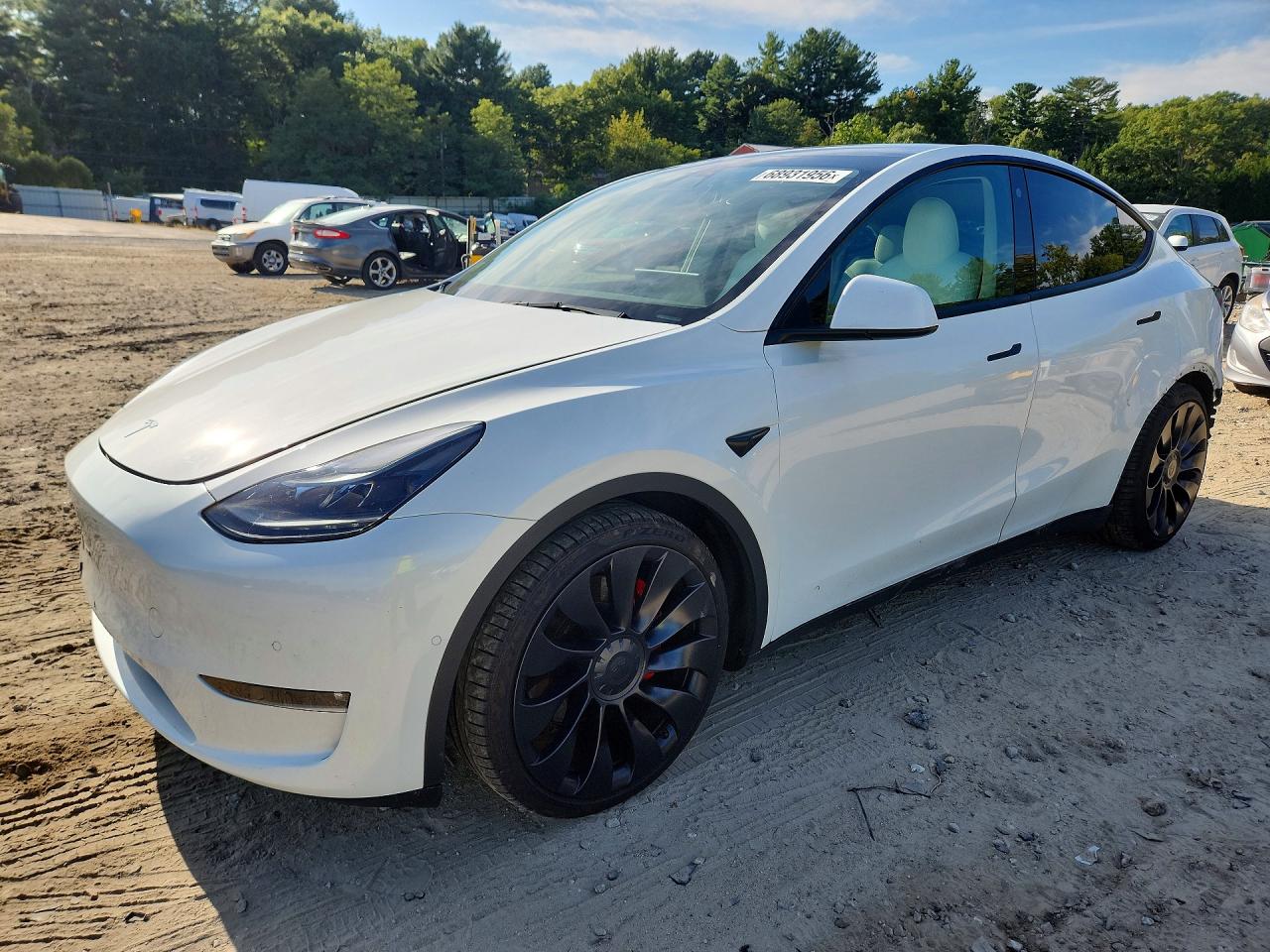 2022 TESLA MODEL Y | 7SAYGDEF5NF455828 | UPCARS