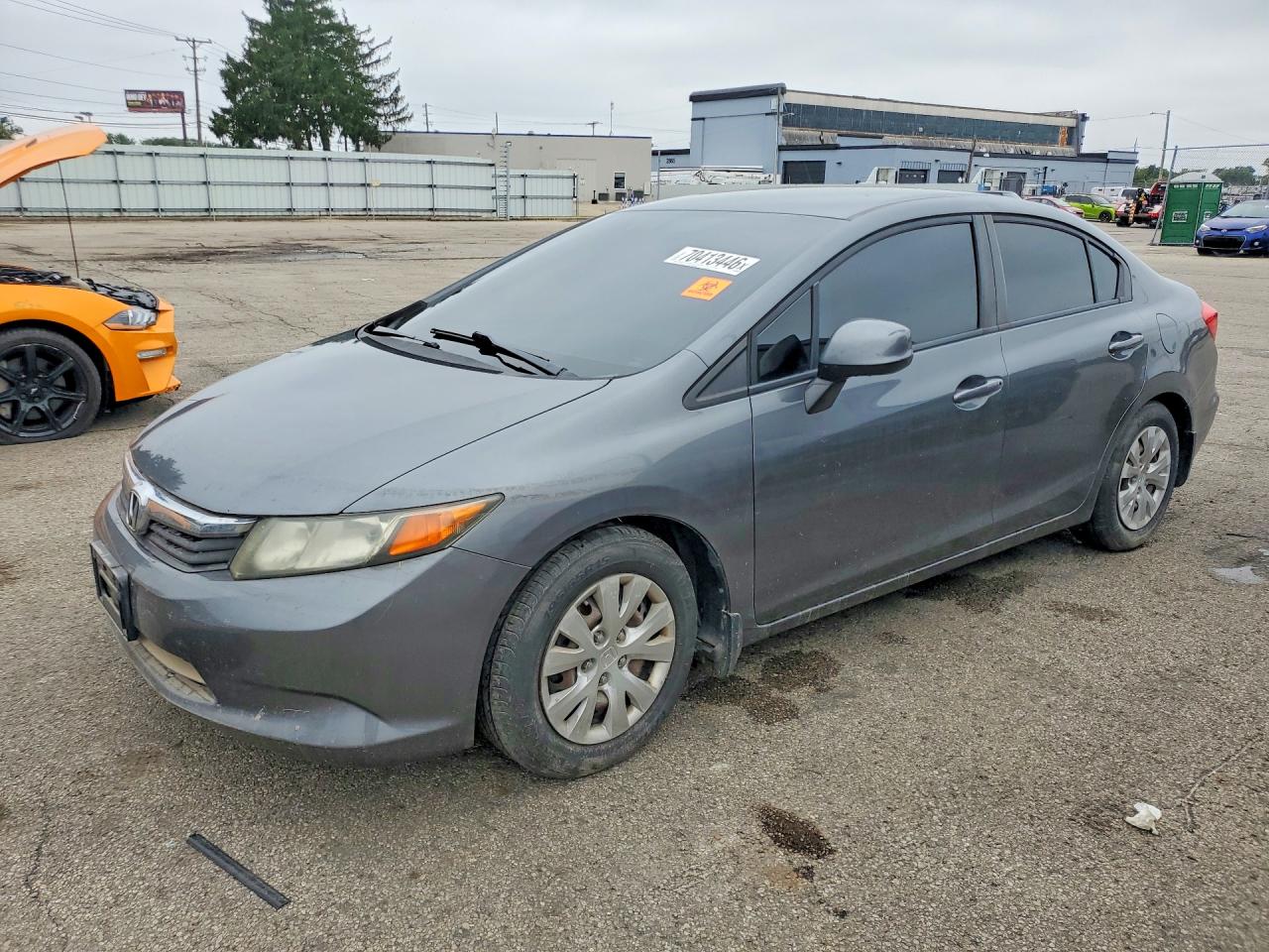 2012 HONDA CIVIC LX | 19XFB2E58CE066344 | UPCARS
