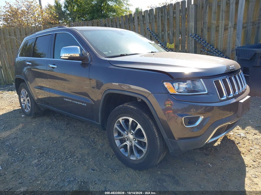 2016 JEEP GRAND CHEROKEE LIMITED | 1C4RJFBG1GC414835 | UPCARS