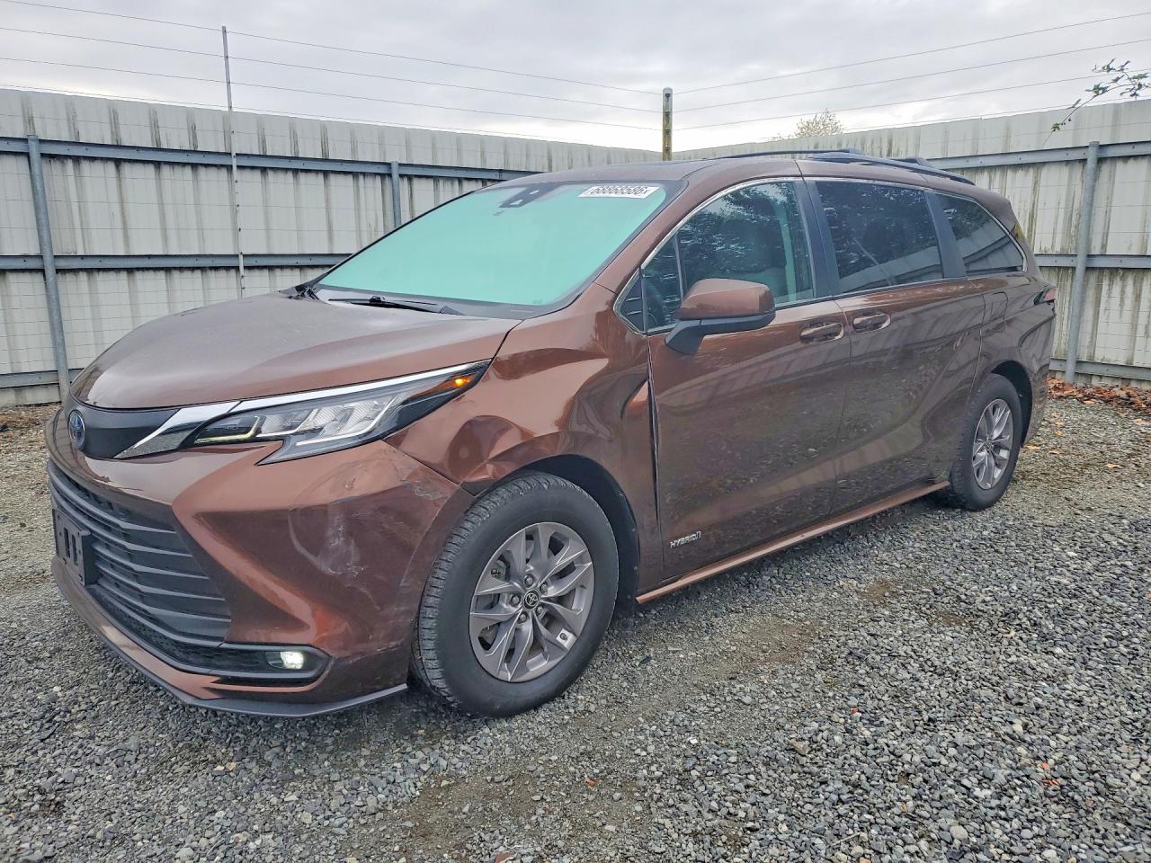 2021 TOYOTA SIENNA LE | 5TDBSKFC6MS036441 | UPCARS