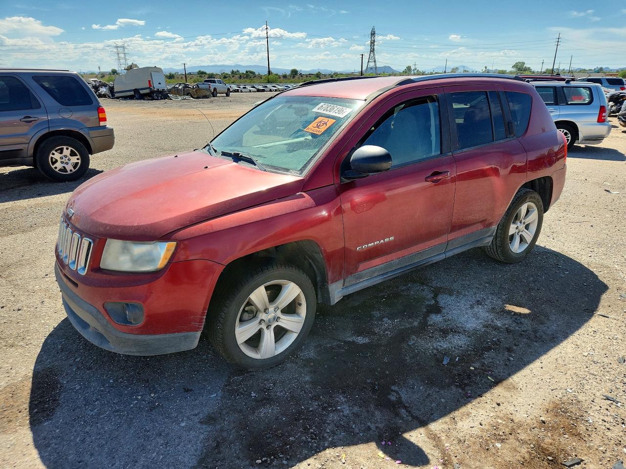 2012 JEEP COMPAS SPORT | 1C4NJCBA6CD601372 | UPCARS