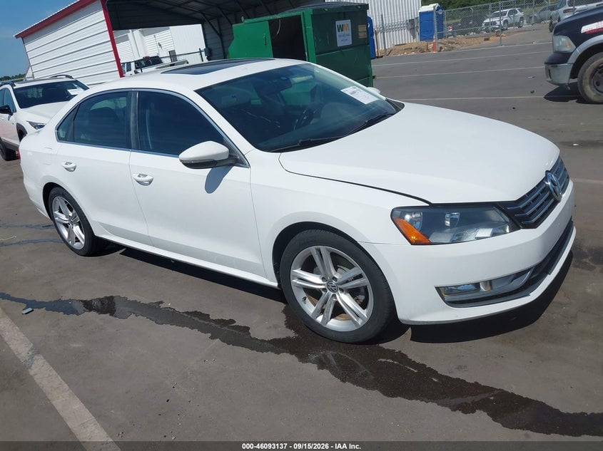 2012 VOLKSWAGEN PASSAT 3.6L V6 SE | 1VWBM7A36CC100375 | UPCARS