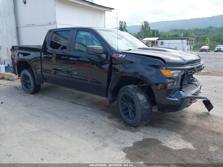 2022 CHEVROLET SILVERADO 1500 4WD  SHORT BED CUSTOM TRAIL BOSS | 3GCPDCEK8NG684815 | UPCARS