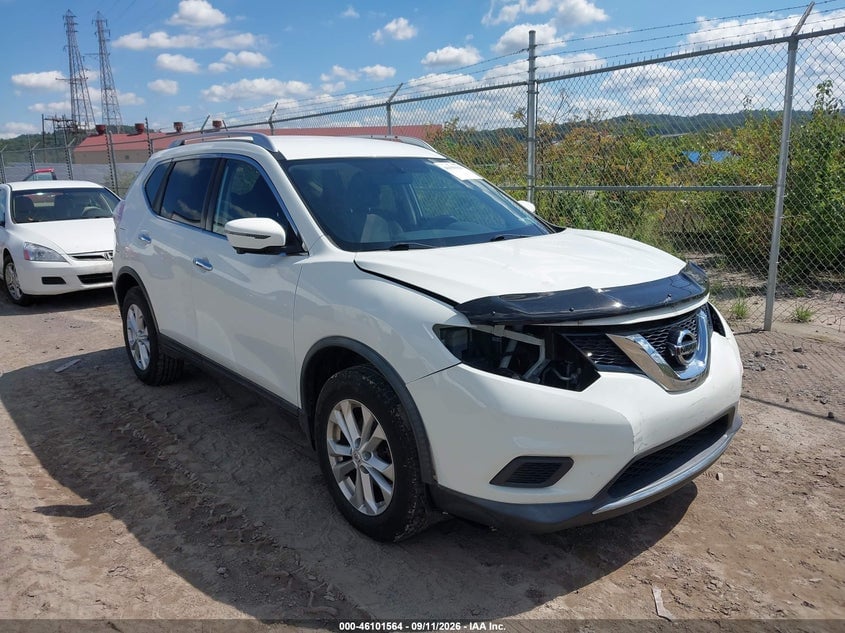 2016 NISSAN ROGUE SV | KNMAT2MV0GP736144 | UPCARS