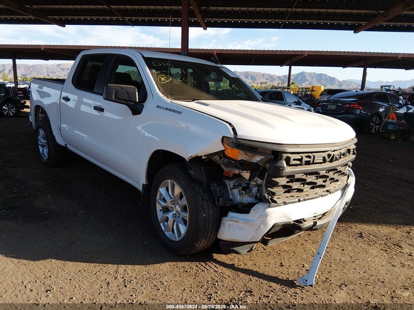 2024 CHEVROLET SILVERADO 1500 2WD  SHORT BED CUSTOM | 3GCPABEKXRG375615 | UPCARS