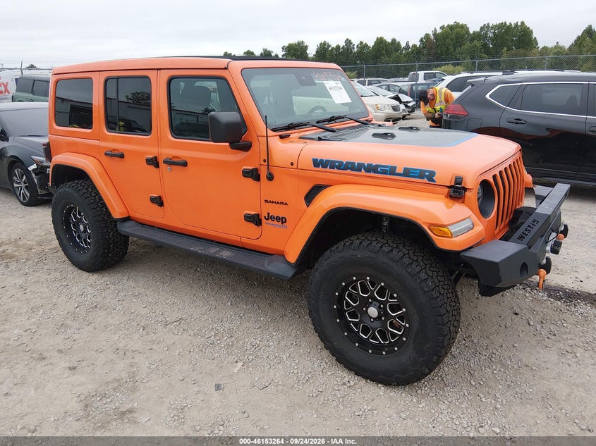 2021 JEEP WRANGLER 4XE UNLIMITED SAHARA 4X4 | 1C4JJXP60MW759805 | UPCARS