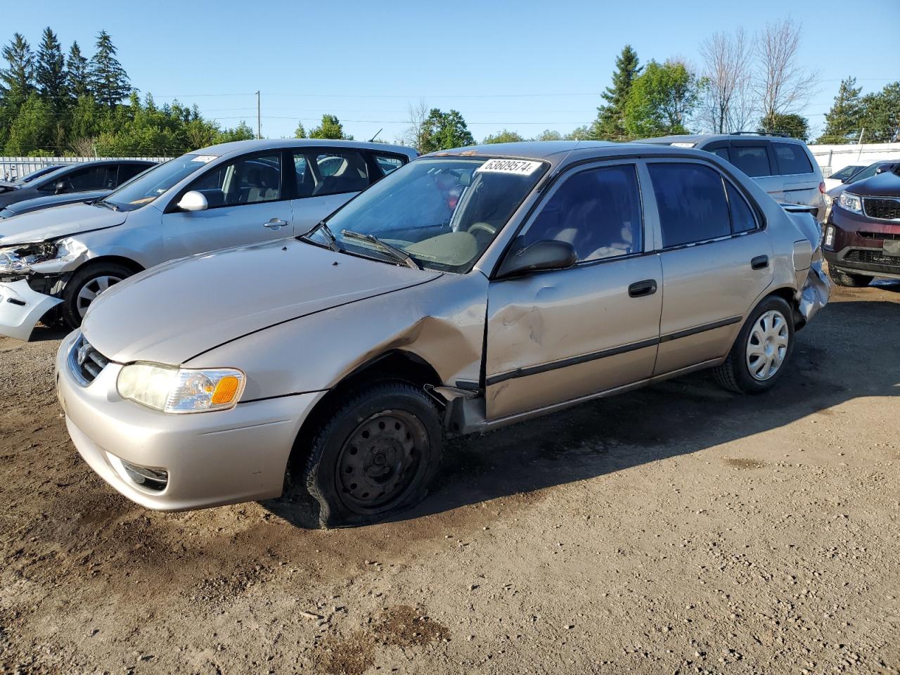 2002 TOYOTA COROLLA CE | 2T1BR12E82C883223 | UPCARS