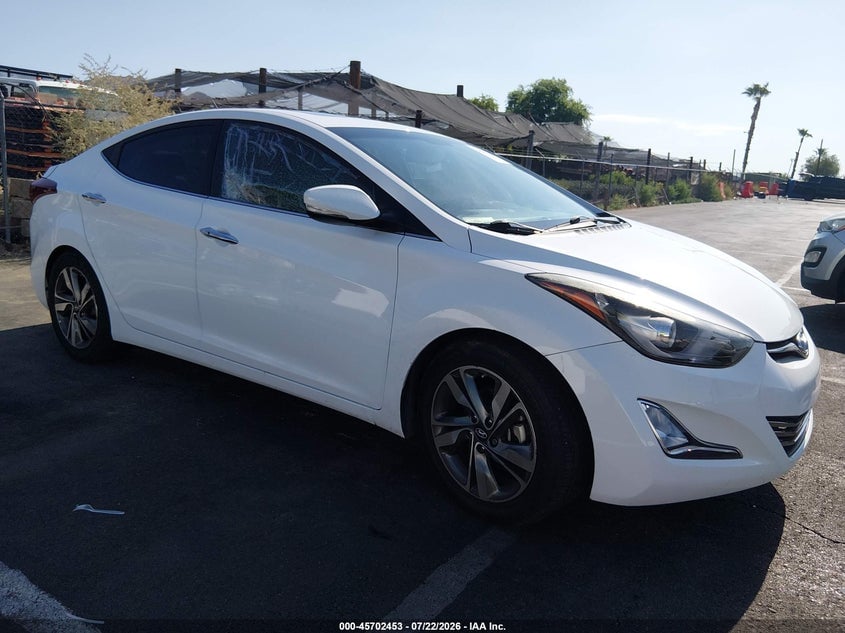 2014 HYUNDAI ELANTRA LIMITED | 5NPDH4AE2EH504166 | UPCARS
