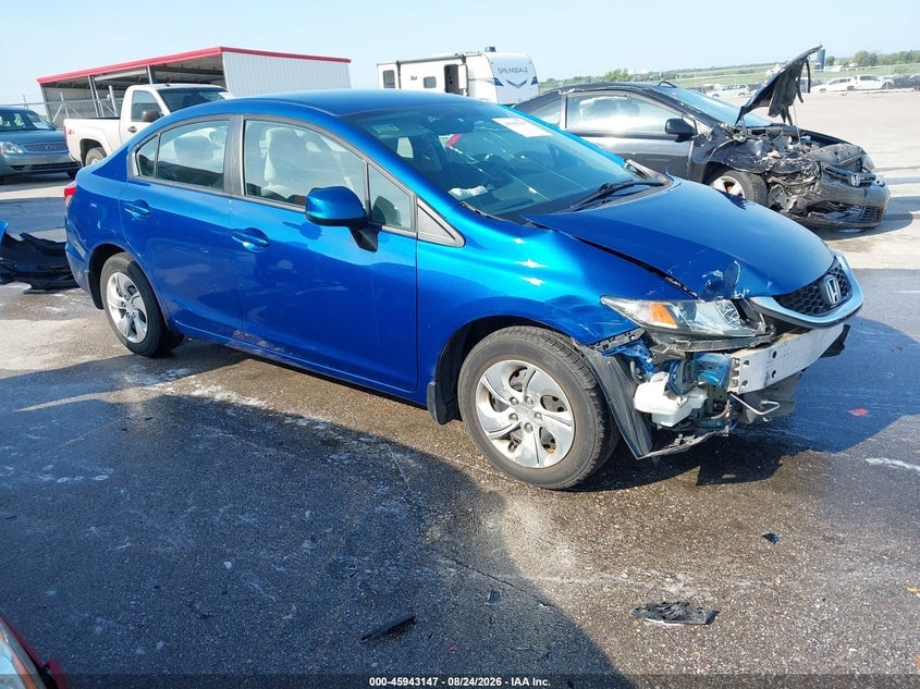 2013 HONDA CIVIC LX | 19XFB2F57DE050135 | UPCARS