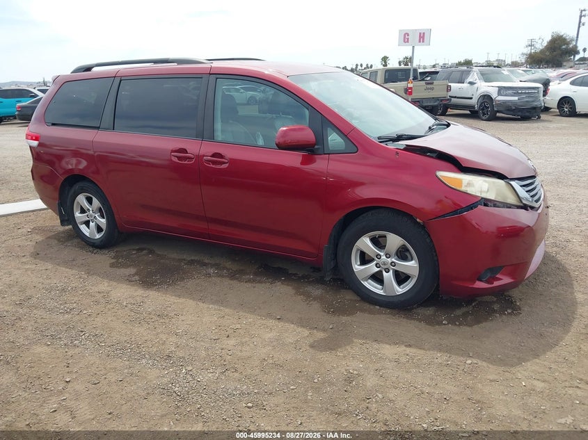 2012 TOYOTA SIENNA LE V6 8 PASSENGER | 5TDKK3DC3CS240542 | UPCARS