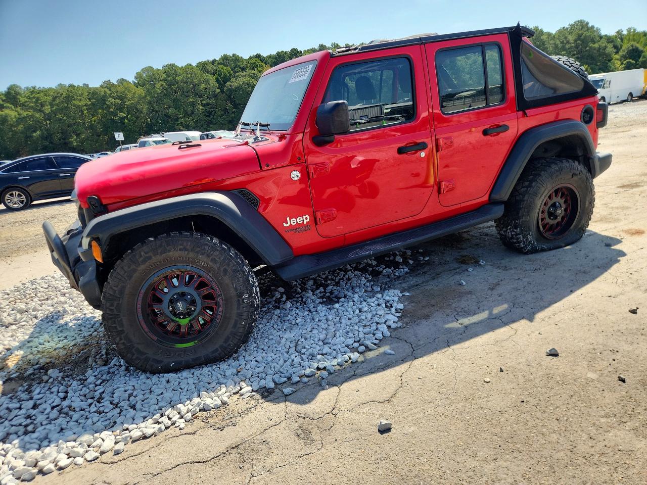 2018 JEEP WRANGLER SPORT | 1C4HJXDG2JW139707 | UPCARS