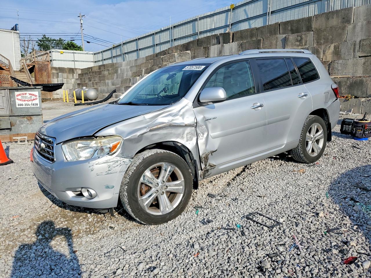 2008 TOYOTA HIGHLANDER LIMITED | JTEES42A982063249 | UPCARS