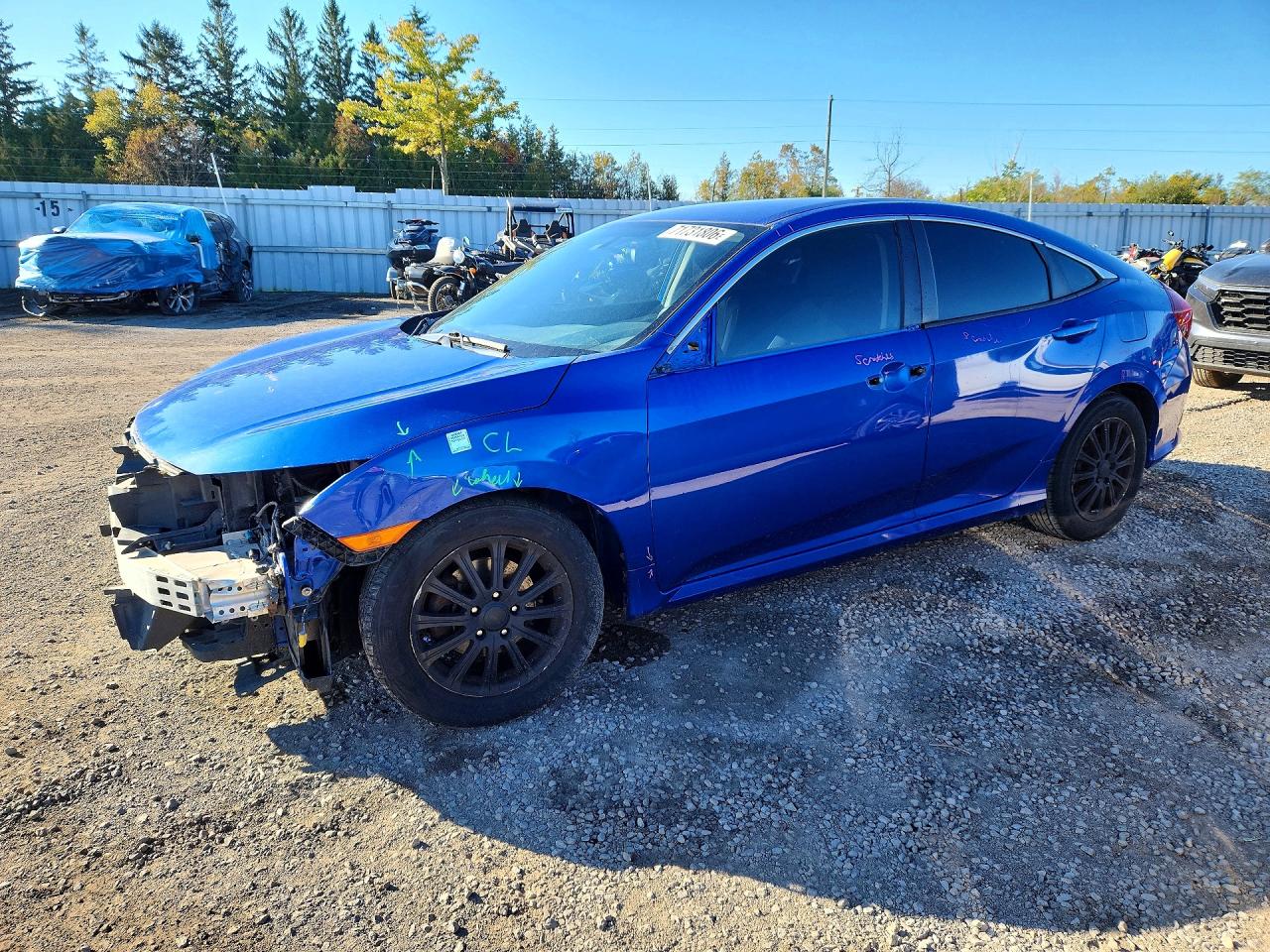 2017 HONDA CIVIC LX | 2HGFC2F5XHH001083 | UPCARS