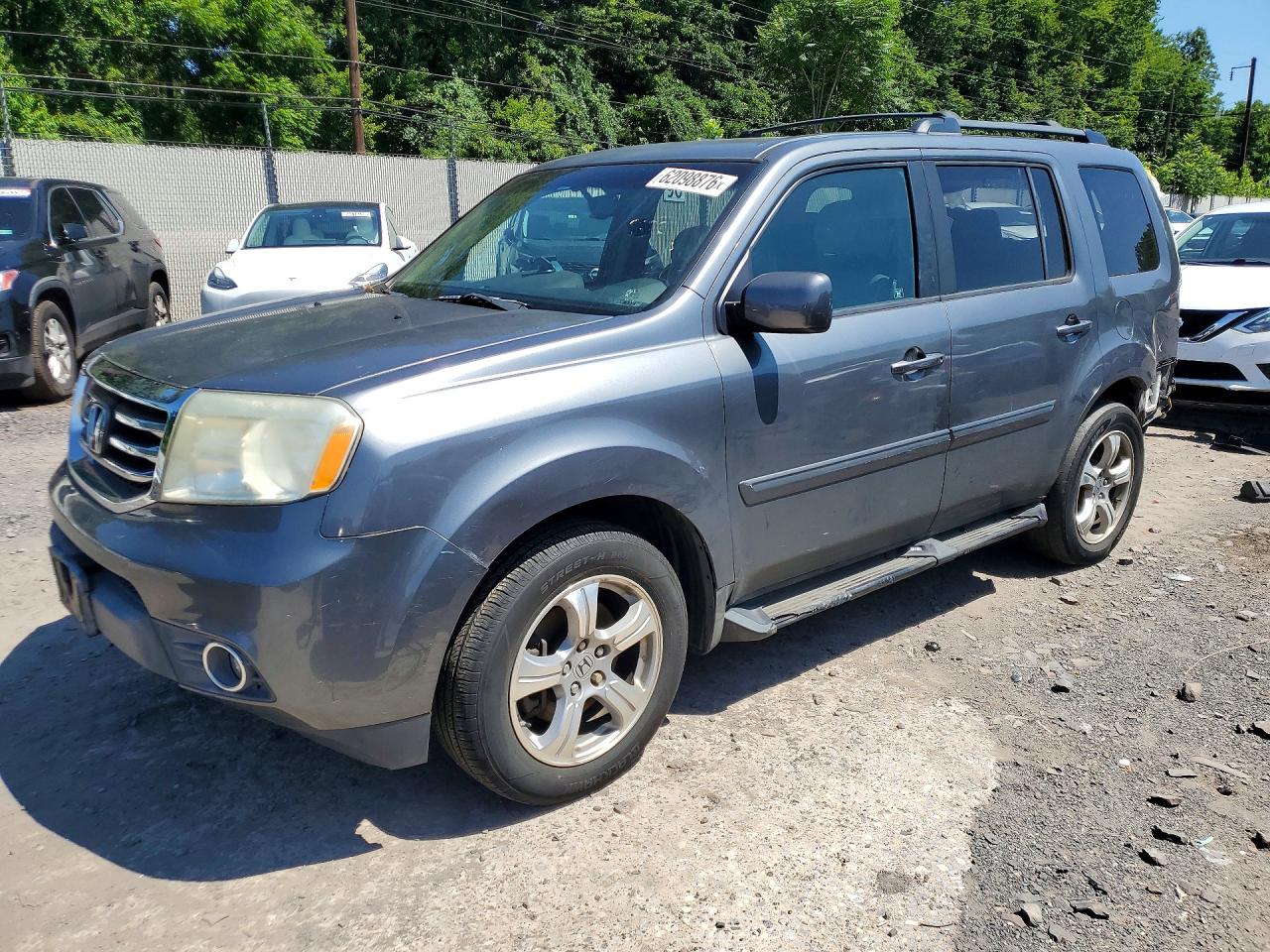 2012 HONDA PILOT EXL | 5FNYF4H51CB039629 | UPCARS