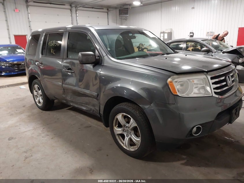 2012 HONDA PILOT EX | 5FNYF4H48CB009129 | UPCARS